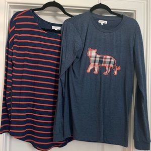 2 Stewart Simmons Auburn Shirts